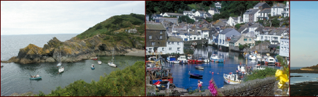 Entrance to Polperro Harbour